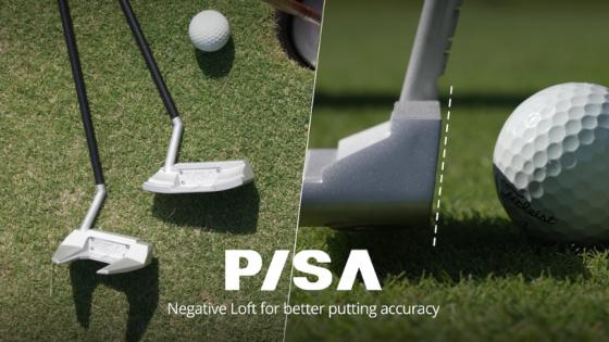 PISA: the world's 1st Negative Loft putter certified by USGA