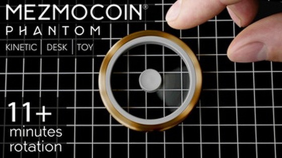 Mezmocoin Phantom- Mesmerizing optical illusion desk toy