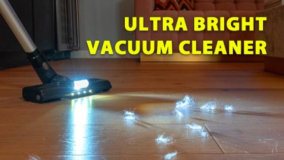 Visually Inspect & Clean with Ultra Bright Vacuum Cleaner!