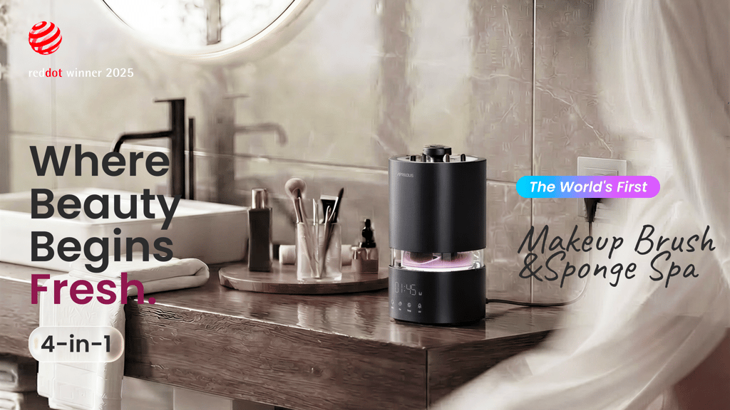The First 4-in-1 Clean-Dry Spa for Makeup Brushes & Sponges