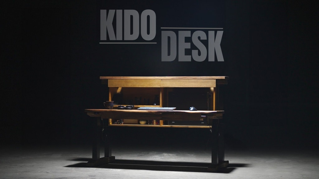 KIDO Desk — The Split‑Top Standing Desk That Hides Clutter