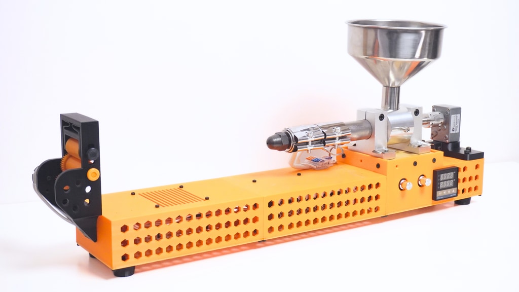 ExtrudeX – 3D Printable Filament Recycler & Maker