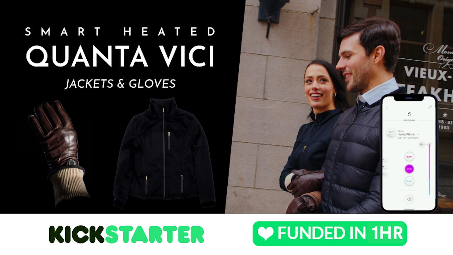 The First Ever Smart Heated Slim Jackets & Leather Gloves