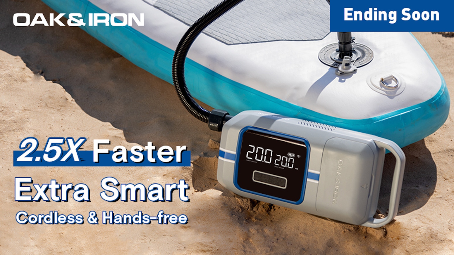 WAVE Pro:Smart Portable Outdoor Pump with 2.5X Speed Boost