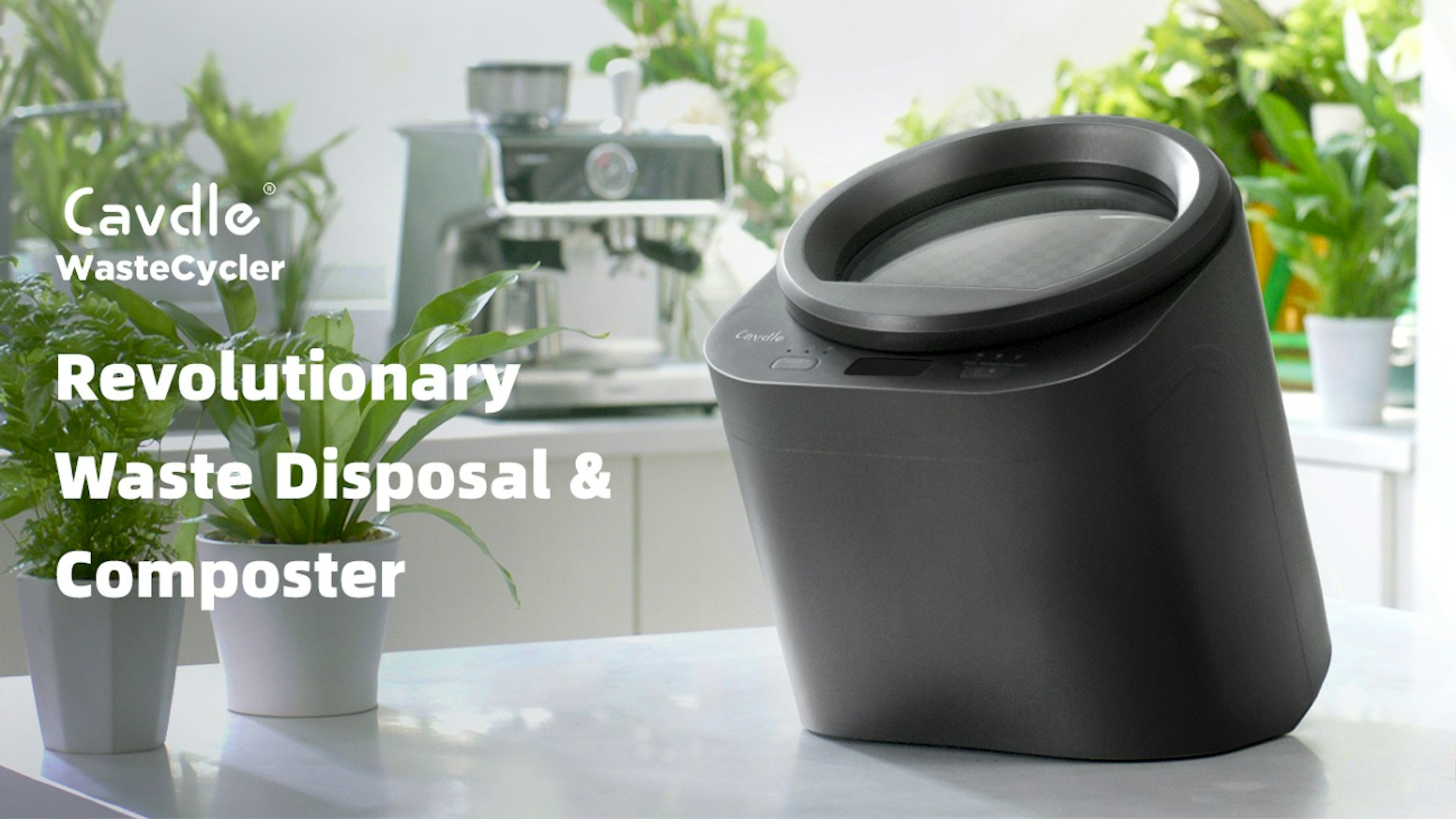 Cavdle WasteCycler-Visual Kitchen Waste Disposal & Composter