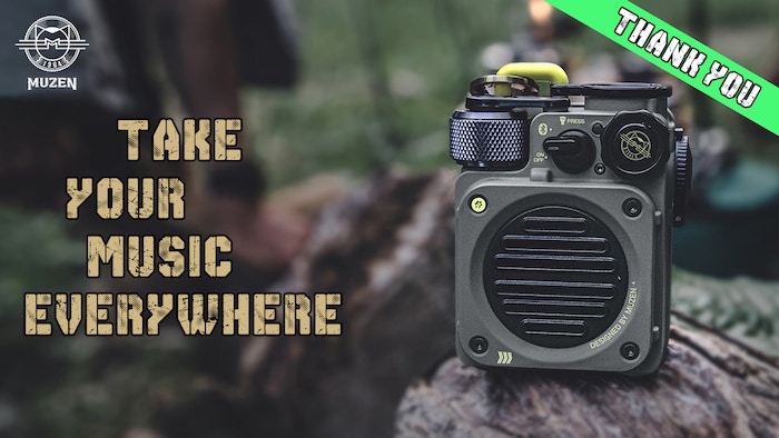 A Rugged Retro Wireless Speaker For Outdoor Adventures