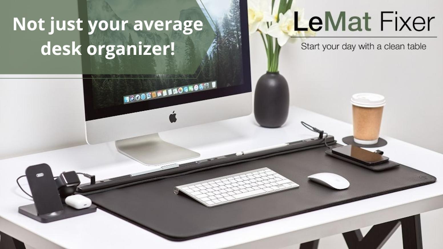 LeMat Magnetic Fixer - Upgrade your Desk Mat. All-in-One.