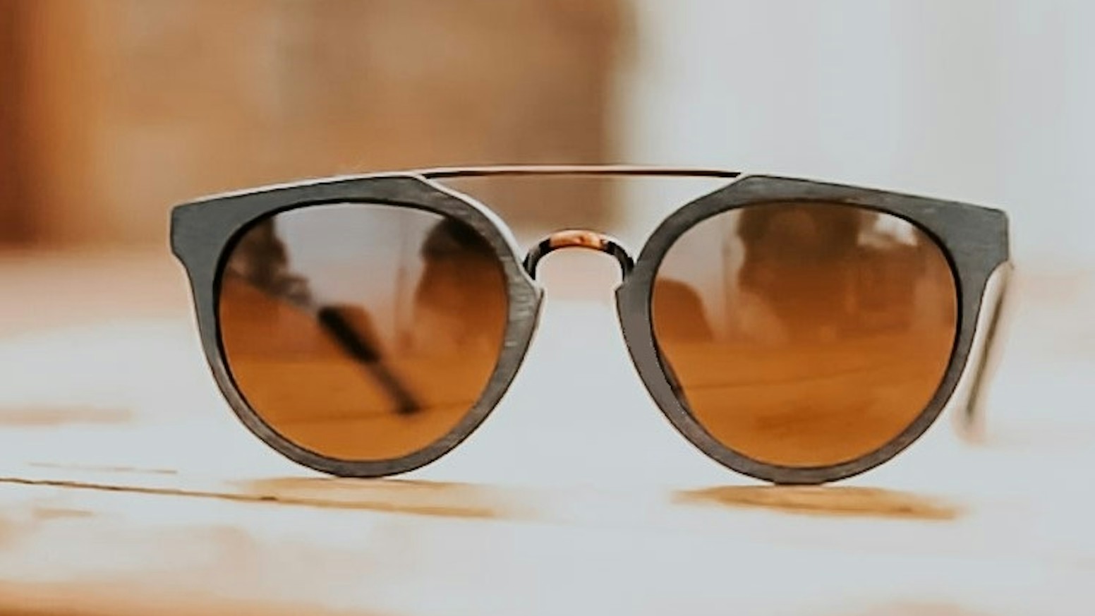 The Shiva - Unique, Cotton & Wood, Resistant Sunglasses