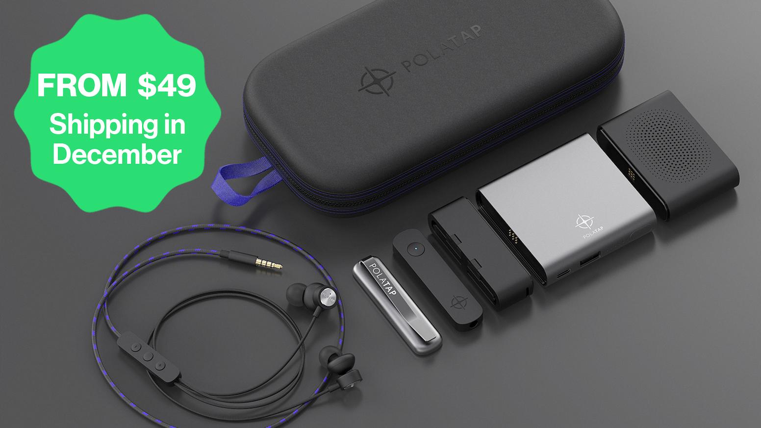 POLATAP: Ultimate Bluetooth Audio and Battery Traveler Kit