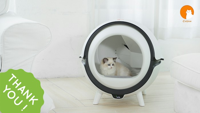 A Cat Auto Litter Box With Next-Generation Cleaning Ability