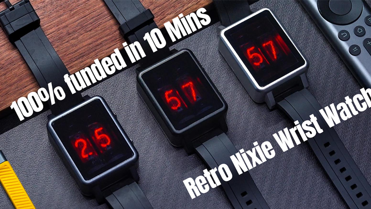 Nixiea: A Classic Retro Nixie Wrist Watch